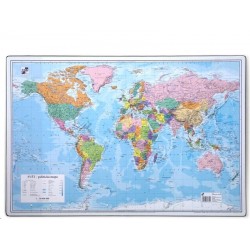 Zboží na objednávku - Podložka na stůl 60cm x 40cm mapa Svět