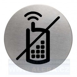 Zboží na objednávku - Informační piktogram nerez Durable 4917 vypnout mobil